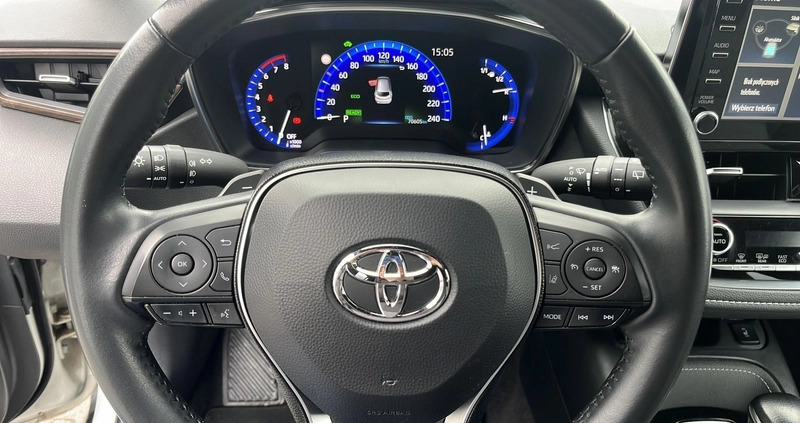 Toyota Corolla cena 117900 przebieg: 70605, rok produkcji 2021 z Radzymin małe 301